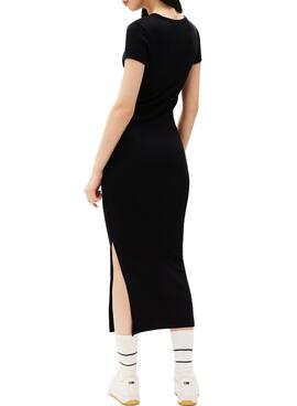  Vestido Tommy Jeans Bodycon  negro para  mujer
