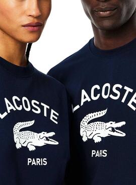 Camiseta Lacoste Logo azul marino para mujer y hombre
