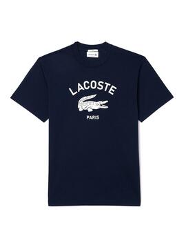Camiseta Lacoste Logo azul marino para mujer y hombre