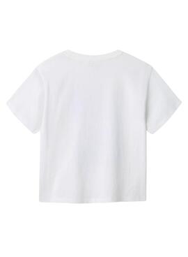 Camiseta Name It Fogl regular blanco para niña