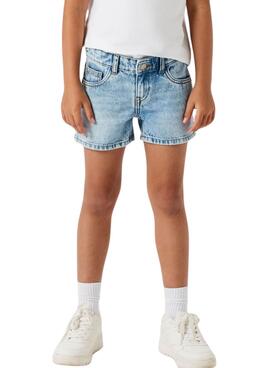 Bermuda Name it Rose regular denim para niña