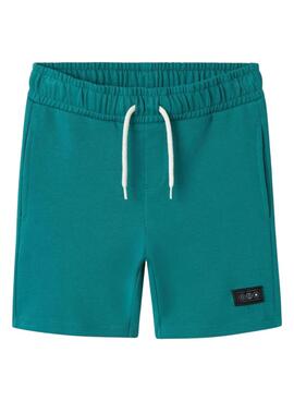 Bermuda Name It Fritzo regular verde para niño