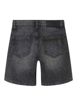 Bermuda Name It Silas Loose denim negro para niño