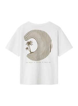 Camiseta Name It Zoko Regular blanco para niño