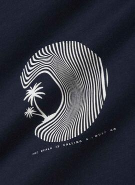 Camiseta Name It Zoko regular marino para niño