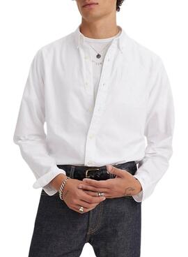 Camisa Levis Basic Button blanco para hombre