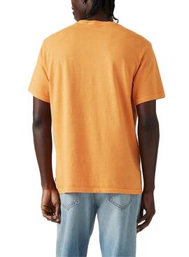 Camiseta Levis Relaxed naranja para hombre