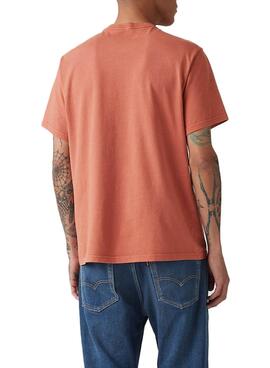Camiseta Levis Relaxed coral para hombre