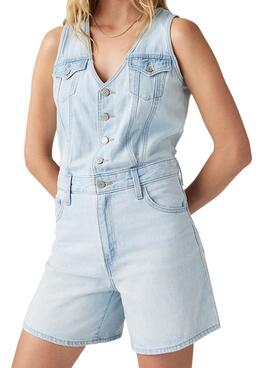 Mono Levis Romper denim para mujer