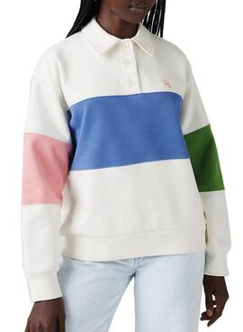 Sudadera Levis Rugby multicolor para mujer