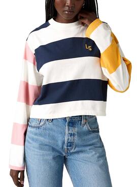 Camiseta Levis Rugby multicolor para mujer