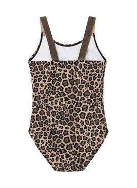 Bañador Name It Zeria Leopardo para niña