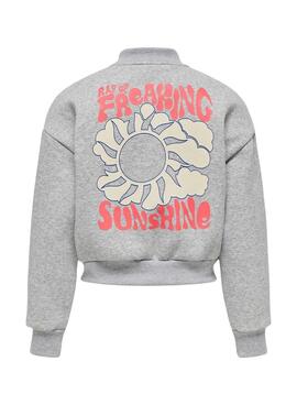 Bomber Only Kids Koglovely gris para niña