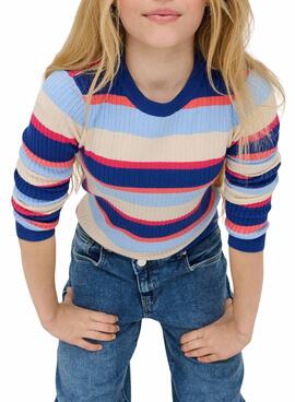 Top Only Kids Kogkarol Rayas Multicolor para niña