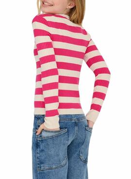 Top Only Kids Kogkarol rayas rosa para niña