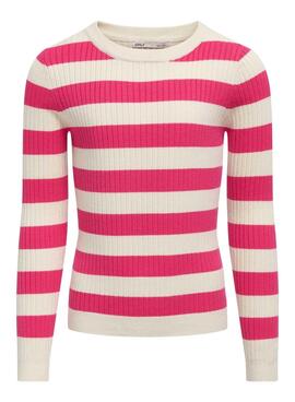 Top Only Kids Kogkarol rayas rosa para niña