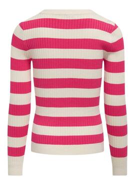 Top Only Kids Kogkarol rayas rosa para niña