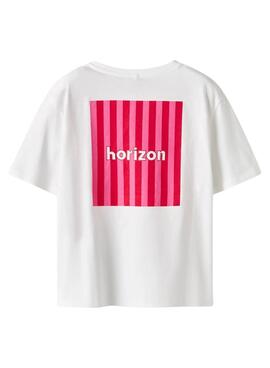 Camiseta Name It Falaura Regular blanco para niña