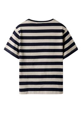 Camiseta Name It Fridy regular beige para niño