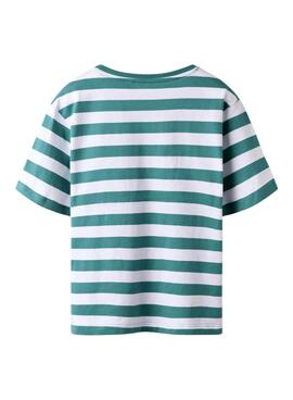 Camiseta Name It Fridy regular verde para niño