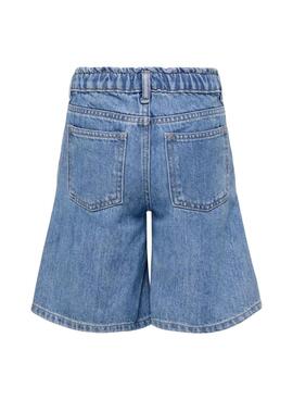 Shorts Only Kids Kogcomet Wide Long denim niña