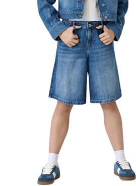 Shorts Only Kids Kogcomet Wide Long denim niña