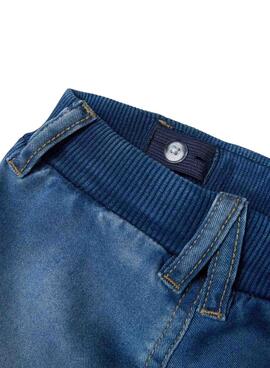 Bermuda Name It Ben Baggy denim azul para niña