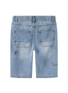 Bermuda Name It Ryan denim azul para niño