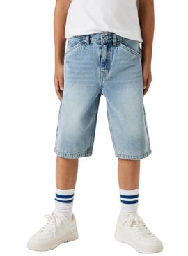 Bermuda Name It Ryan denim azul para niño