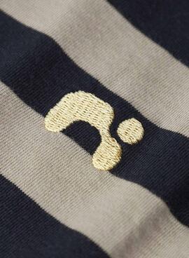 Camiseta Name It Fridy rayas azul marino para niño