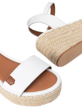 Cuñas Popa Arambol blanco para mujer