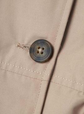 Gabardina Name It Madelin Trench beige para niña