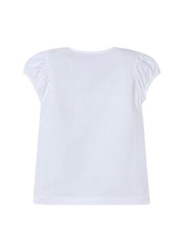 Camiseta Mayoral Muñecas blanco para niña