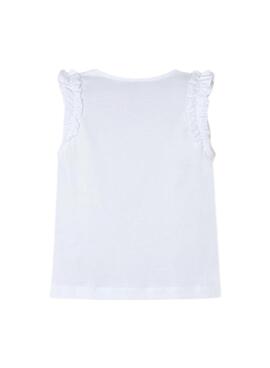 Camiseta Mayoral Tirantes blanco para niña