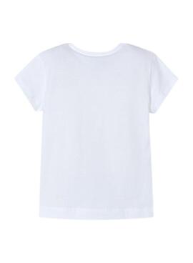 Camiseta Mayoral Edition blanco para niña