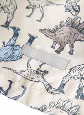 Chaqueta Name It Max Li beige dino para niño