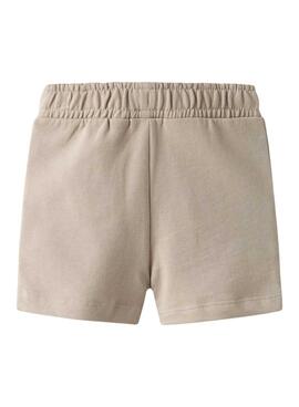 Bermuda Name It Fritzo regular beige para niño