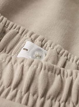 Bermuda Name It Fritzo regular beige para niño