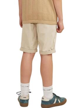 Bermuda Jack and Jones David Chino beige para niño