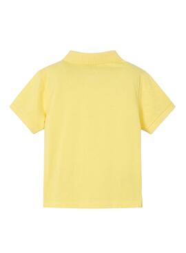 Polo Mayoral granito basico amarillo para niño