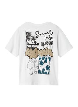 Camiseta Name It Zulla regular blanco para niño