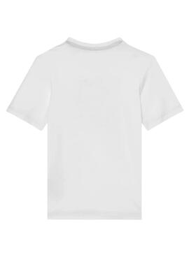 Camiseta Jack and Jones Hawaii Shape blanco niño