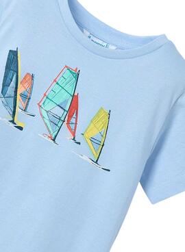 Set 2 Camisetas Mayoral Windsurf blanco azul niño