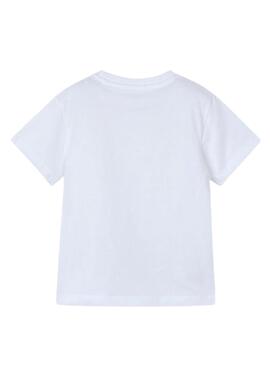 Camiseta Mayoral Surf blanco para niño