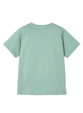 Camiseta Mayoral Embossed Rhino verde para niño