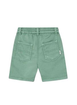 Bermuda Mayoral soft verde para niño