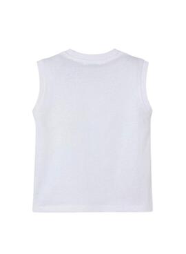 Camiseta Mayoral Tirantes tablas blanco para niño