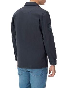 Sobrecamisa El Pulpo azul marino para hombre