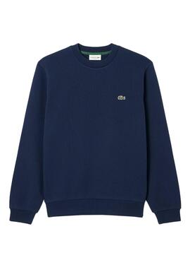Sudadera Lacoste azul marino logo para hombre
