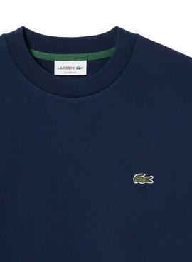 Sudadera Lacoste azul marino logo para hombre
